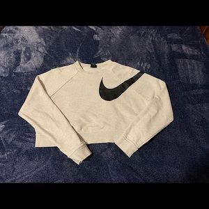 Nike cropped sweatshirt